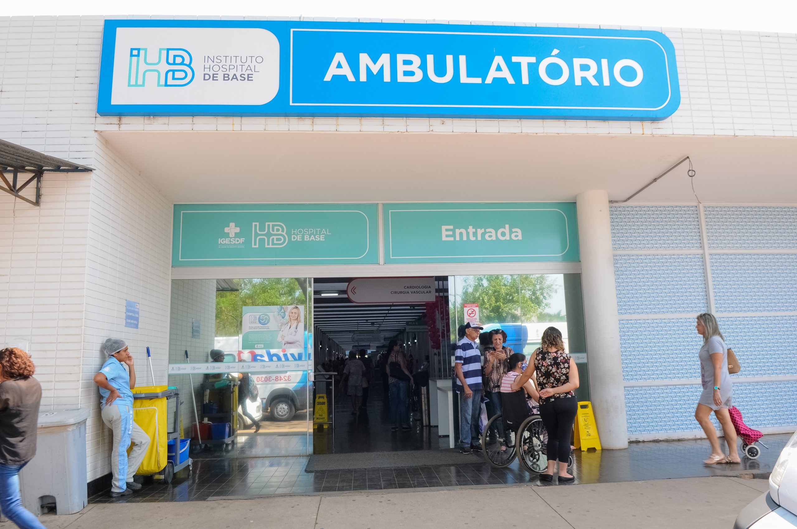 Entrada do Ambulárito do Hospital de Base do Distrito Federal